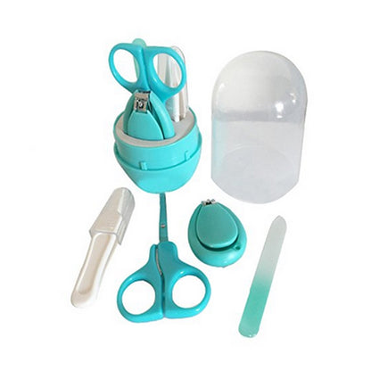 Safe Baby Nail Care Tool Newborn Nail Scissor Portable Clipper Tweezer Trimmer Children Manicure Ki 6