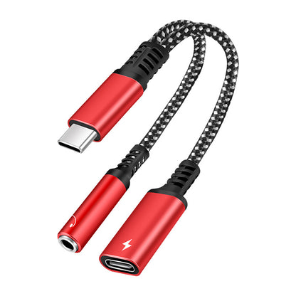 Fast USB Type C To AUX Audio Jack Headphone Charger Adapter 8