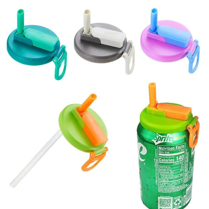 Reusable Soda Can Lid With Straw 6