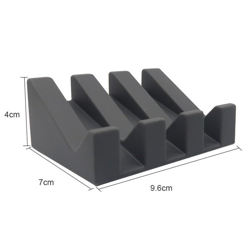 Portable Soap Holder For Shower Bathroom Silicone Soap Dish Easy Clean Sponge Tray Kitchen Soap Dry 3