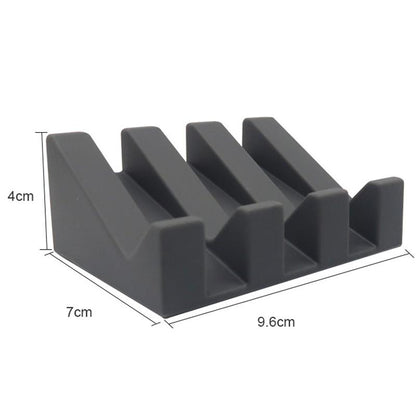 Portable Soap Holder For Shower Bathroom Silicone Soap Dish Easy Clean Sponge Tray Kitchen Soap Dry 3