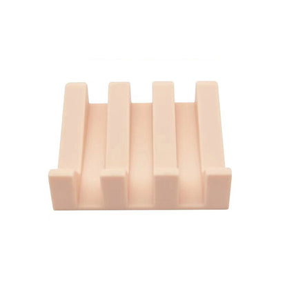 Portable Soap Holder For Shower Bathroom Silicone Soap Dish Easy Clean Sponge Tray Kitchen Soap Dry 6