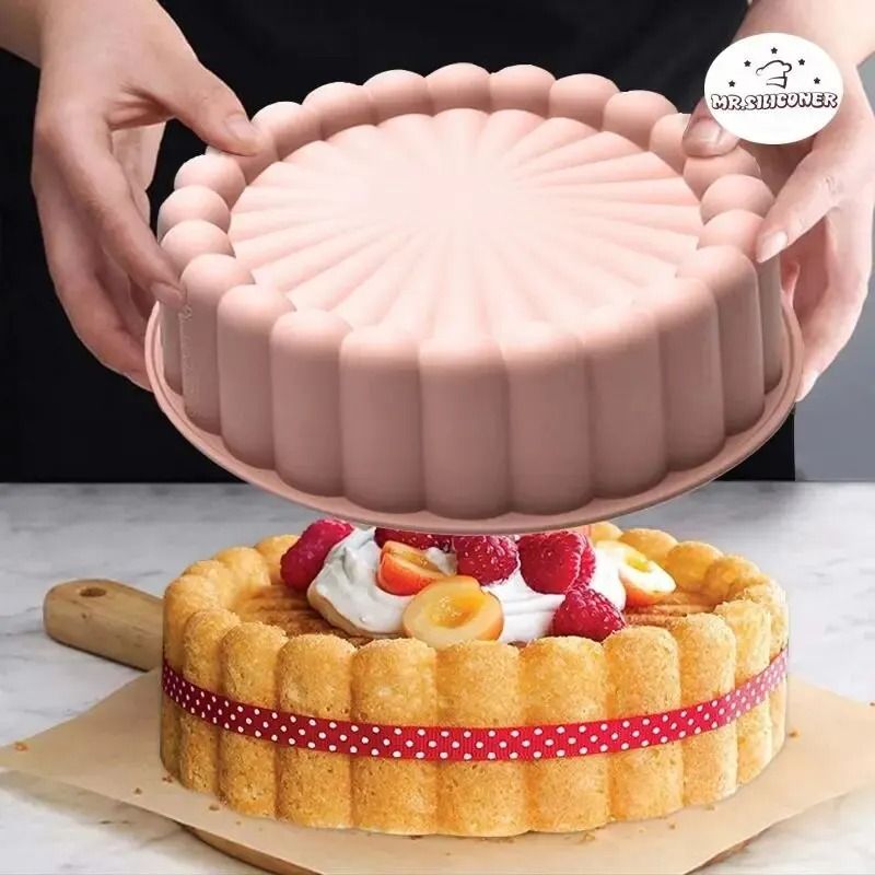 Silicone Sunflower Silhouette Cake Mold 1