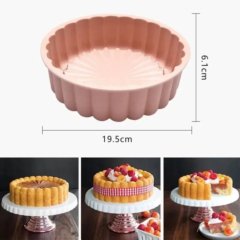 Silicone Sunflower Silhouette Cake Mold 2