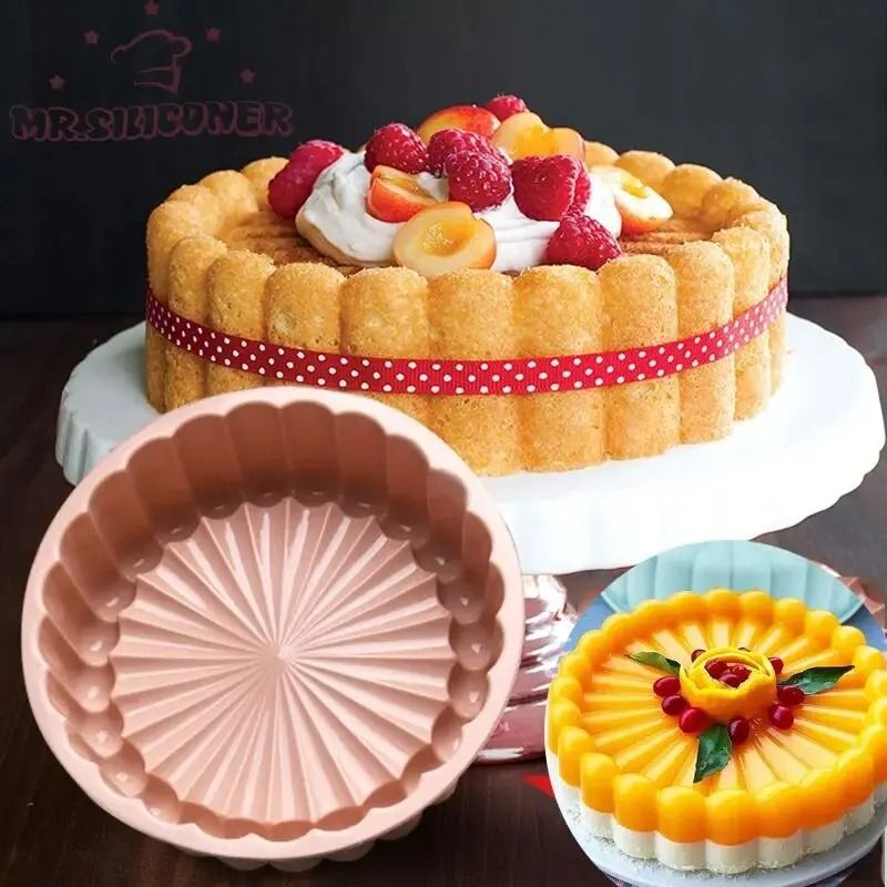 Silicone Sunflower Silhouette Cake Mold 3