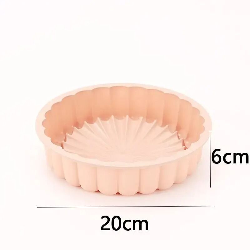 Silicone Sunflower Silhouette Cake Mold 5