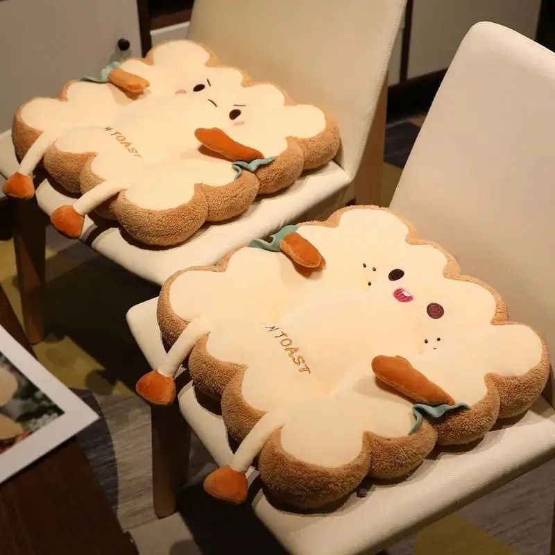 Toast Plush Seat Cushion