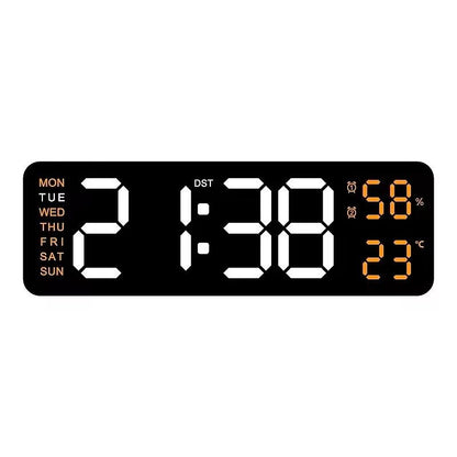 Large 9Inch USB LED Clock With Auto Dimmer 9