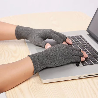 Cotton Compression Arthritis Gloves With Wrist Support 2