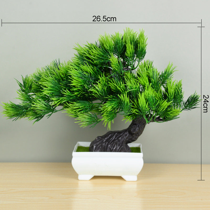 Artificial Bonsai Small Tree Pot Fake Plant, Flowers for Home Room Table Decor, Garden, and Hotel Decoration
