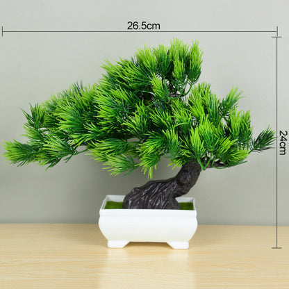 Artificial Bonsai Small Tree Pot Fake Plant, Flowers for Home Room Table Decor, Garden, and Hotel Decoration