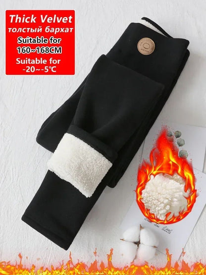 WinterGlow Thermal Velvet Fleece Leggings Slimming Warm Pants For Women 14
