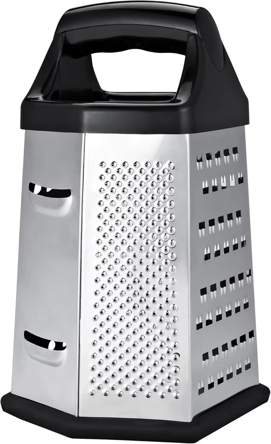 MultiSlice 6Side Stainless Steel Box Grater  Multifunction Kitchen Slicer  Shredder 1