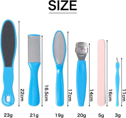 SmoothStride 8Piece Foot Octopus  FishEye Exfoliating Heel Sharpener Set 1