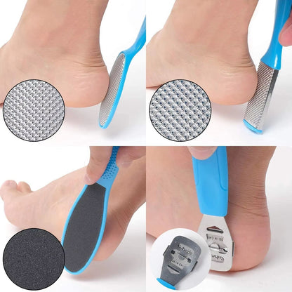 SmoothStride 8Piece Foot Octopus  FishEye Exfoliating Heel Sharpener Set 3