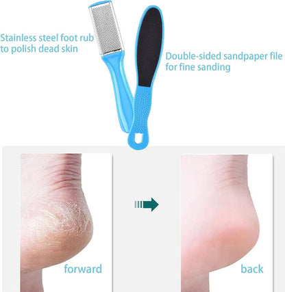 SmoothStride 8Piece Foot Octopus  FishEye Exfoliating Heel Sharpener Set 4