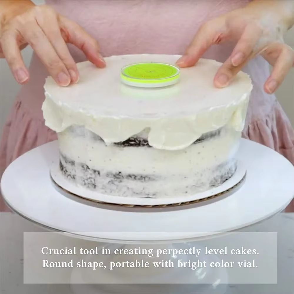 CakeDisplay Pro Reusable Acrylic Round Cake Disc Set 2Pack  4 Inch  6 Inch  8 Inch  10 Inch DIY Bas 3