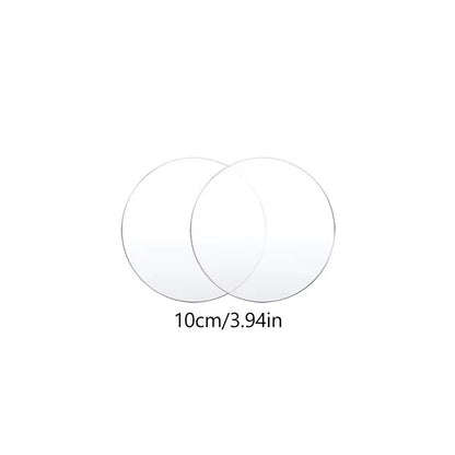 CakeDisplay Pro Reusable Acrylic Round Cake Disc Set 2Pack  4 Inch  6 Inch  8 Inch  10 Inch DIY Bas 6