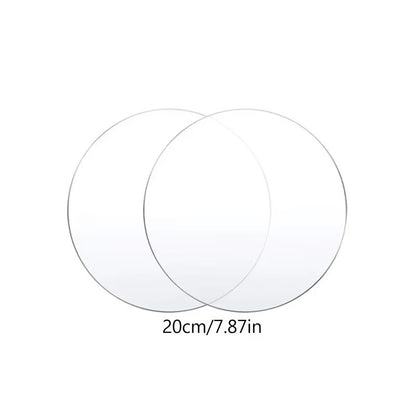 CakeDisplay Pro Reusable Acrylic Round Cake Disc Set 2Pack  4 Inch  6 Inch  8 Inch  10 Inch DIY Bas 8