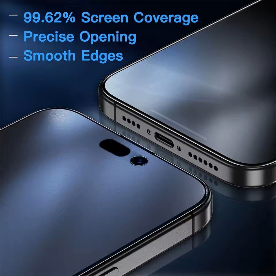 NNBILI Matte Screen Protector 3 Pack Oleophobic Anti Glare Tempered Glass For IPhone 3