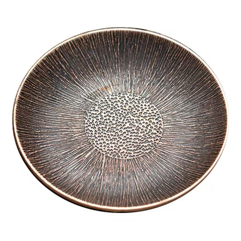 Vintage Metal Drink Coaster Set  Insulated Cup Pads For Tea Coffee  Milk 1