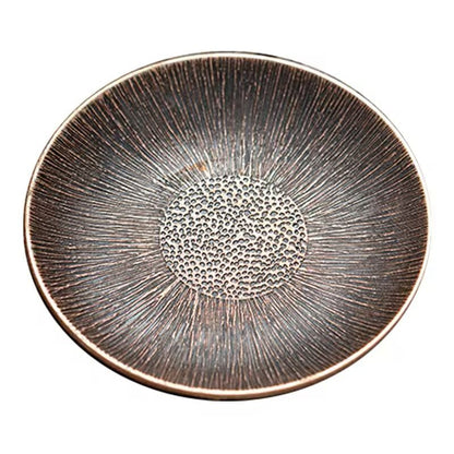 Vintage Metal Drink Coaster Set  Insulated Cup Pads For Tea Coffee  Milk 1