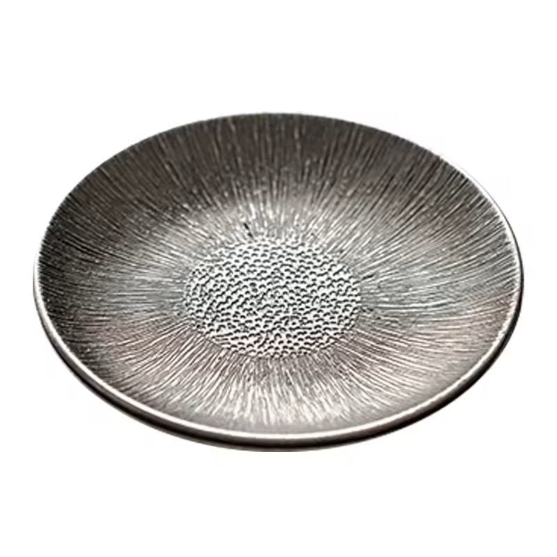 Vintage Metal Drink Coaster Set  Insulated Cup Pads For Tea Coffee  Milk 2