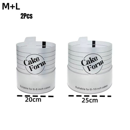Deluxe Adjustable Round Cake Form Mold Retractable Fondant Mousse Cake Ring Acrylic Circle Baking R 10