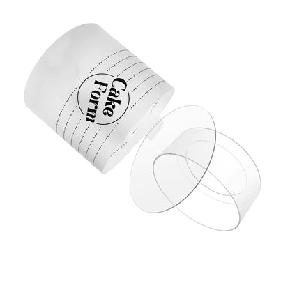 Deluxe Adjustable Round Cake Form Mold Retractable Fondant Mousse Cake Ring Acrylic Circle Baking R 5