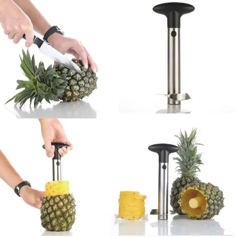 Stainless Steel Pineapple Peeler Corer Slicer Kitchen Gadget 1