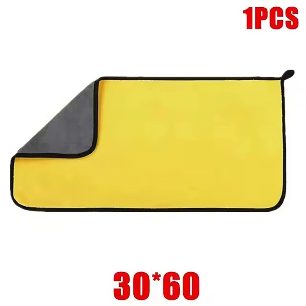 Thick Microfiber Cleaning Towels Soft Double Layer Drying Cloth Set 9