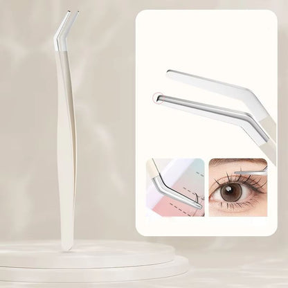 Premium Stainless Steel Eyelash Extension Tweezers Rose Gold 6