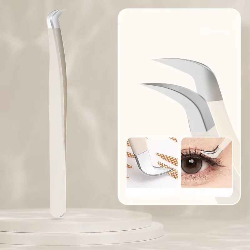 Premium Stainless Steel Eyelash Extension Tweezers Rose Gold 7