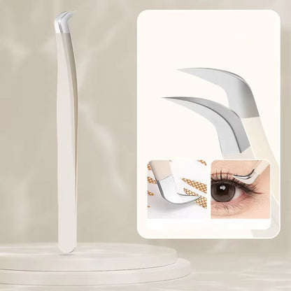 Premium Stainless Steel Eyelash Extension Tweezers Rose Gold 7