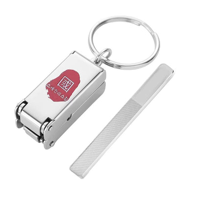 NanoCoated Folding Stainless Steel Pocket Nail Clipper Magnetic Absorption 7