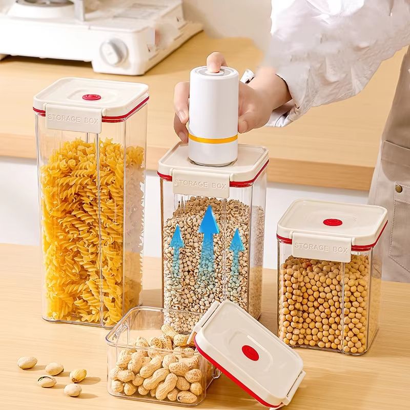Airtight Vacuum Storage Jar Container For Coffee Beans And Dry Goods 3