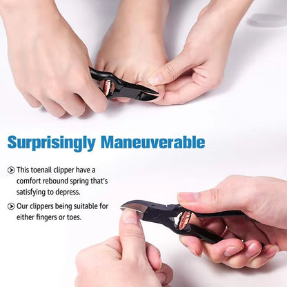 HeavyDuty Black Stainless Steel Toenail Clippers  Ingrown Nail  Podiatry Tool 3
