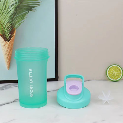 HydraMix 10oz Protein Shaker Bottle With Scale And LeakProof Lid  Portable Sport Mixing Cup 1