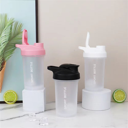 HydraMix 10oz Protein Shaker Bottle With Scale And LeakProof Lid  Portable Sport Mixing Cup 2