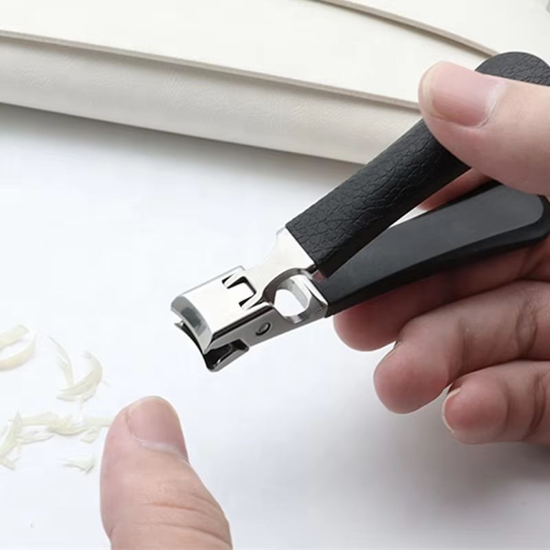 Heavy Duty Nail Clippers for Thick Toenails – Wide Jaw & Ergonomic Large Handle