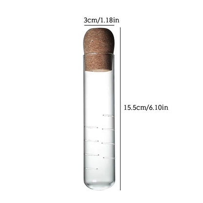 ClearBrew Glass Tea Infuser With Cork Lid  Transparent LooseLeaf Steeper And Strainer For Tea Cups  4