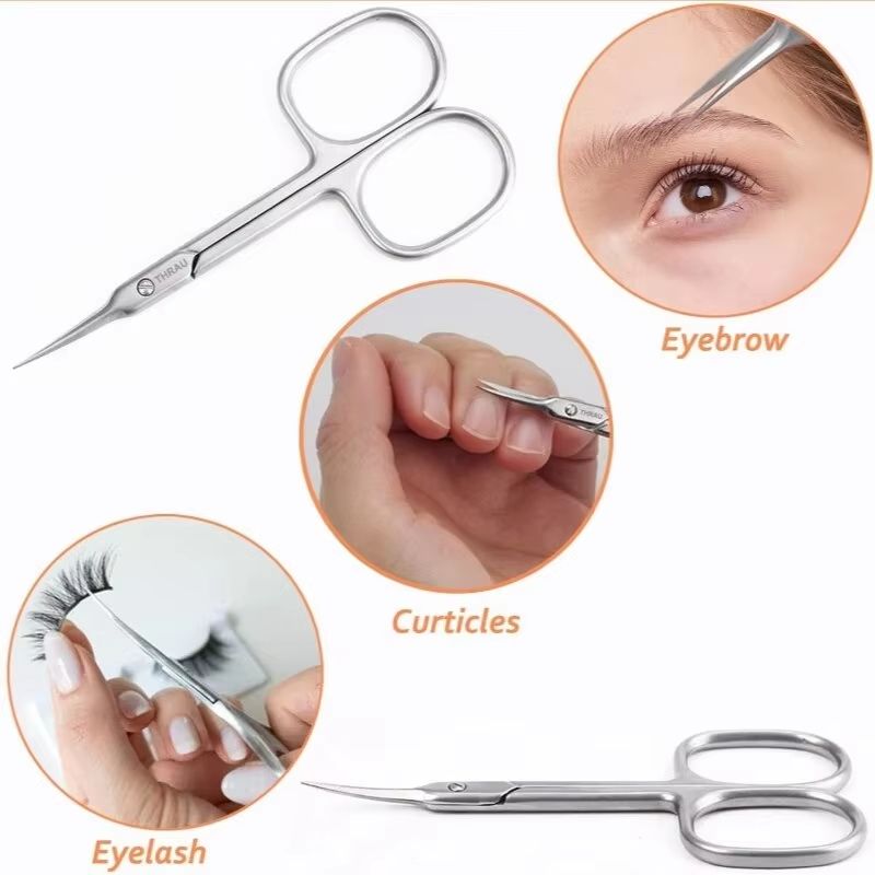 Professional Curved Cuticle Scissors – Stainless Steel Dead Skin Remover for Precise Manicure
