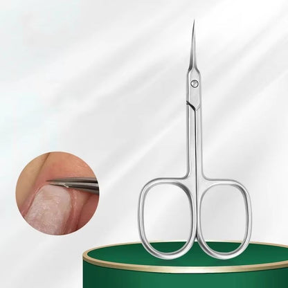 Professional Curved Cuticle Scissors  Stainless Steel Dead Skin Remover For Precise Manicure 3