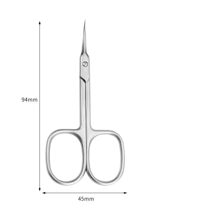 Professional Curved Cuticle Scissors  Stainless Steel Dead Skin Remover For Precise Manicure 4