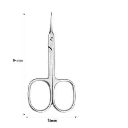 Professional Curved Cuticle Scissors  Stainless Steel Dead Skin Remover For Precise Manicure 4