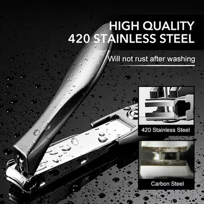 Stainless Steel Nail Clippers With Sharp Curved Blades  Professional Manicure Tool For Fingers  Toe 2