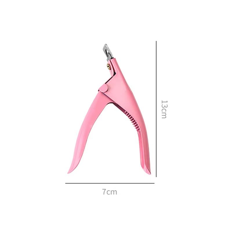 Professional UShape Acrylic Nail Tip Clipper  Precise False Nail Cutter For Salon Results 5
