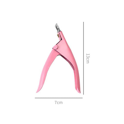 Professional UShape Acrylic Nail Tip Clipper  Precise False Nail Cutter For Salon Results 5