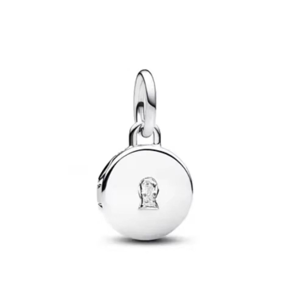 2025 New S925 Silver Spring Ball Bear Cross Pendant For Bracelets 12