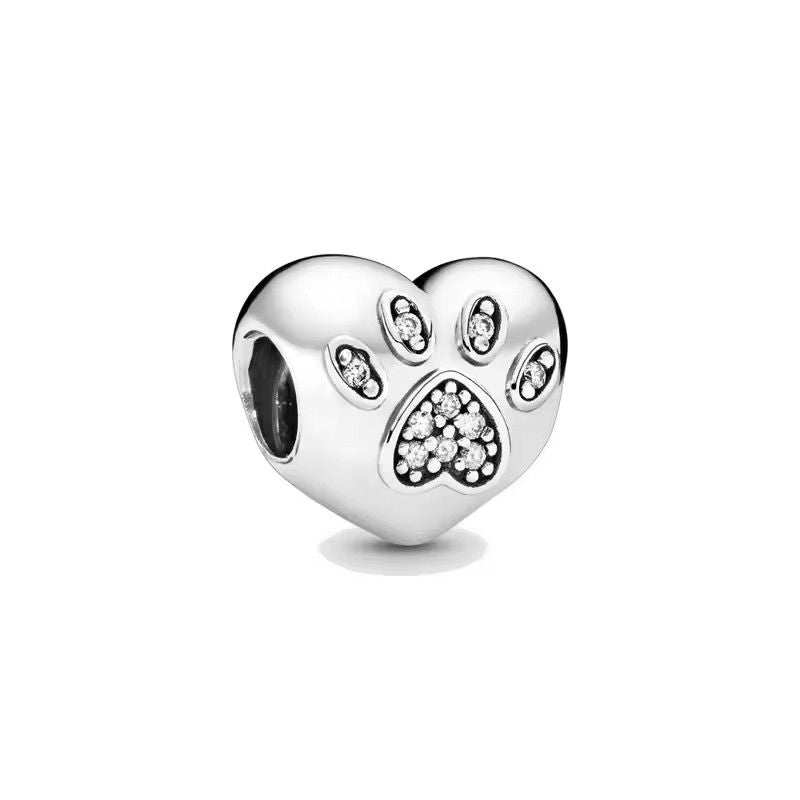 2025 New S925 Silver Spring Ball Bear Cross Pendant For Bracelets 19